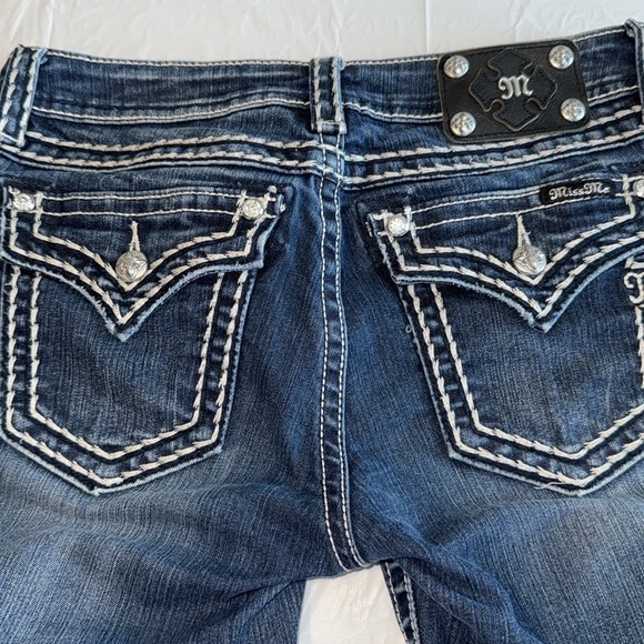 MissMe Women's Dark Blue Jeans - Picture 6 of 8